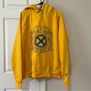 EUC RETIRED UK Shop Disney mens embroidered X-Men Xavier Institute hoodie-XL